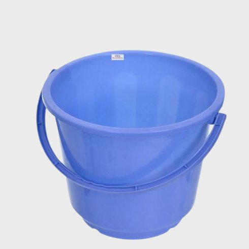  Plastic Bucket Heart Home with Handle16 Liter Blue 16 L 
