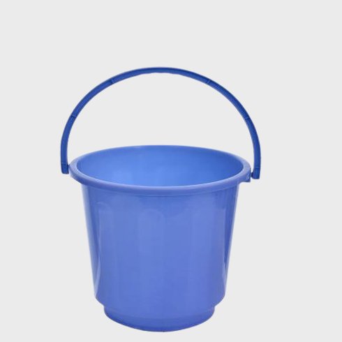  Plastic Bucket Heart Home with Handle16 Liter Blue 16 L 