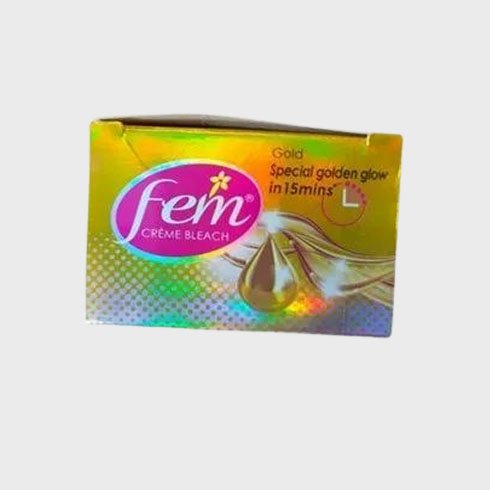 Fem Cream Gold Bleach For Parlour Packaging Size 250 Gm